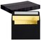 50 Pack Black 4x6 Envelopes with Gold Lining for Birthday Greeting Cards, Wedding Invitations, Photos, Self-Adhesive Peel and Stick (A6)